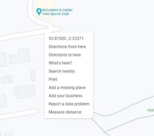 Latitude/longitude example